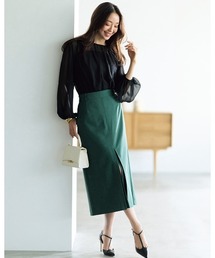 2WAYストレッチ・Iラインスカート