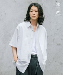 <接触冷感/イージーケア>COOL FEELING SHEER LAYERED SHIRTS / シアーレイヤードフラシシャツ