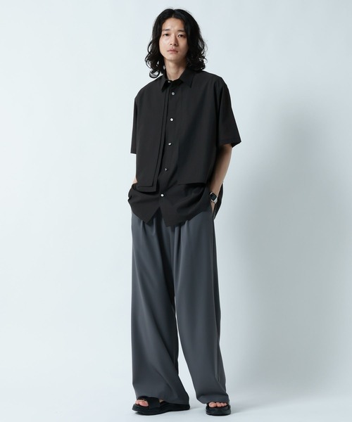 RAGEBLUE(レイジブルー)の「<接触冷感/イージーケア>COOL FEELING FEESHEER LAYERED SHIRTS / シアーレイヤードフラシシャツ(シャツ/ブラウス・メンズ・ブラック/オレンジ/ブルー/ホワイト・MEDIUM/LARGE)」の13枚目の写真