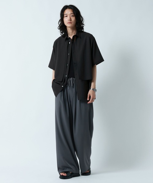RAGEBLUE(レイジブルー)の「<接触冷感/イージーケア>COOL FEELING FEESHEER LAYERED SHIRTS / シアーレイヤードフラシシャツ(シャツ/ブラウス・メンズ・ブラック/オレンジ/ブルー/ホワイト・MEDIUM/LARGE)」の15枚目の写真