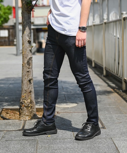 adamsJUGGLER(アダムスジャグラー)の「RTEG O/W デニムロングパンツ(デニムパンツ・メンズ・インディゴブルー・XL/L/M)」の9枚目の写真