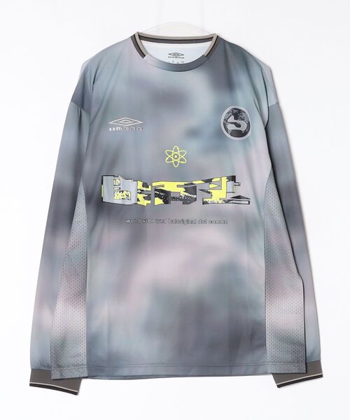 fridge(フリッジ)の「【BAL】バル UMBRO L/S SOCCER JERSEY(Tシャツ/カットソー・メンズ・チャコールグレー・2/3)」の1枚目の写真