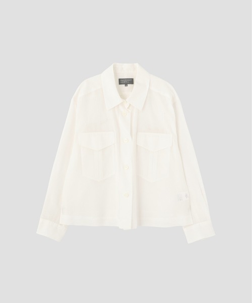 SHEER COTTON STRIPE（シャツ/ブラウス）｜MARGARET HOWELL