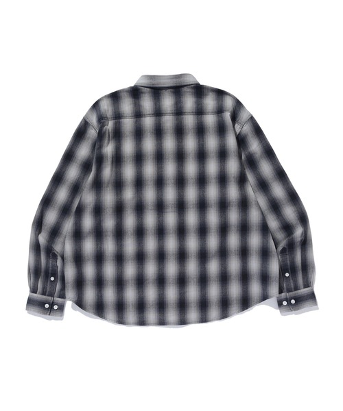 XLARGE(エクストララージ)の「OVERDYED OMBRE CHECK SHIRT(シャツ/ブラウス・メンズ・ブラウン/ブラック/ネイビー・XL/S/M/L)」の11枚目の写真