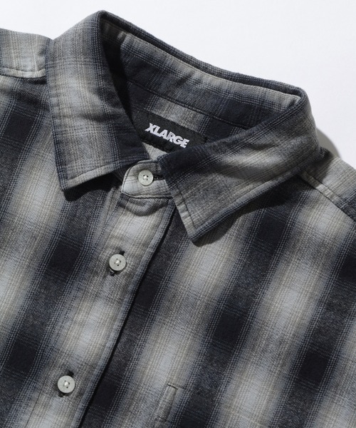 XLARGE(エクストララージ)の「OVERDYED OMBRE CHECK SHIRT(シャツ/ブラウス・メンズ・ブラウン/ブラック/ネイビー・XL/S/M/L)」の13枚目の写真