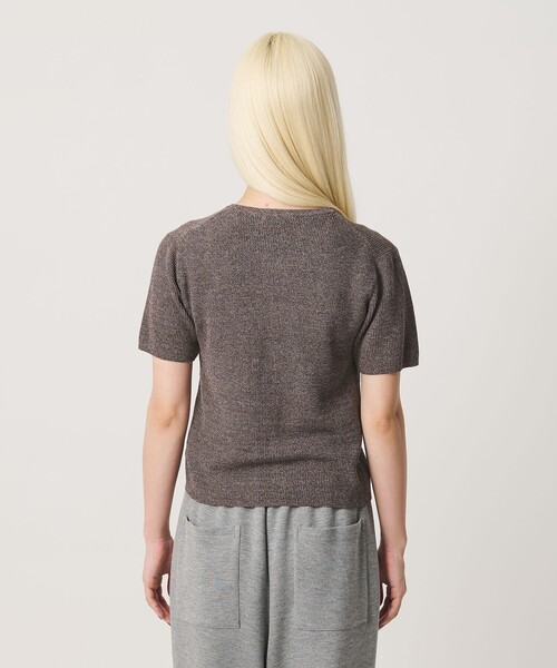 BEAUTY&YOUTH UNITED ARROWS(ビューティーアンドユースユナイテッドアローズ)の「コットン ジップ クルーネック カーディガン ウォッシャブル(カーディガン/ボレロ・レディース・ダークブラウン/ダークグレー/オフホワイト・FREE)」の17枚目の写真