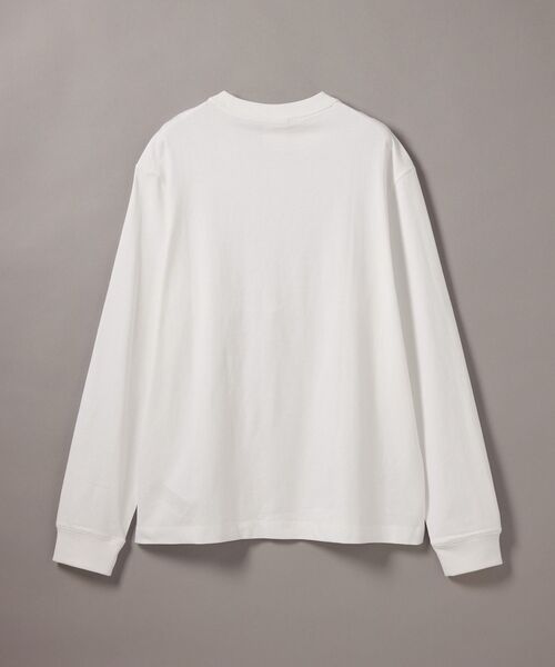 Calvin Klein(カルバン・クライン)の「Tシャツ - ロングスリーブリラックススタンダードロゴクルーネックTシャツR(Tシャツ/カットソー・メンズ・ブラック/ホワイト・M/L/XL/S)」の7枚目の写真
