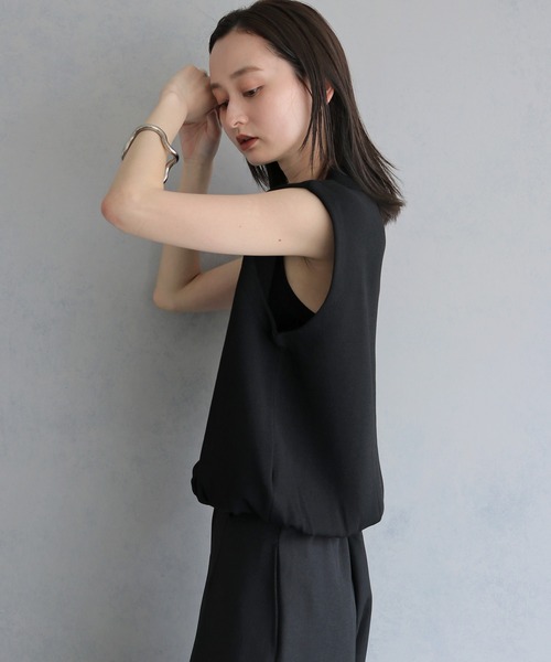 &g'aime(アンジェム)の「【&g'aime 】ハーフジップバルーンニット Half-Zip Balloon Knit Top(ニット/セーター・レディース・ブラック/ピンク/ブラウン/ホワイト・FREE)」の20枚目の写真