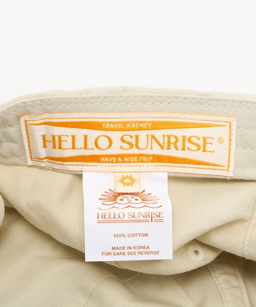 NICE WEATHER(ナイスウェザー)の「【別注】<HELLO SUNRISE> ロゴ ベースボールキャップ(キャップ・メンズ・ベージュ/ライトピンク/ダークグレー・FREE)」の21枚目の写真