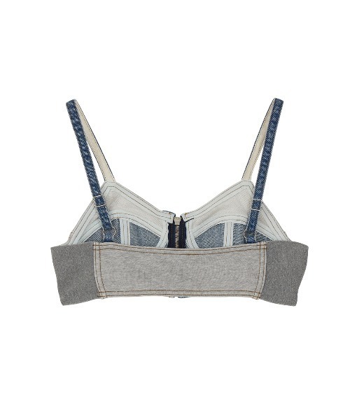 ELCHELE（エルチェレ）の「FRENCHTERRY DENIM BUSTIER（その他トップス・レディース・ブルー・FREE）」の12枚目の写真