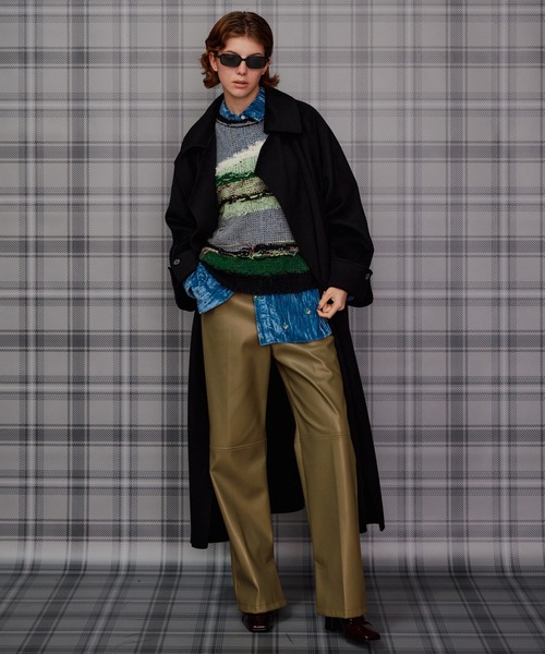 MAISON SPECIAL(メゾンスペシャル)の「【2026Autumn PRE-ORDER】Multi-Border Sheer Knit/マルチボーダーシアーニット(ニット/セーター・レディース・アイボリー/グリーン/ピンク・FREE)」の10枚目の写真