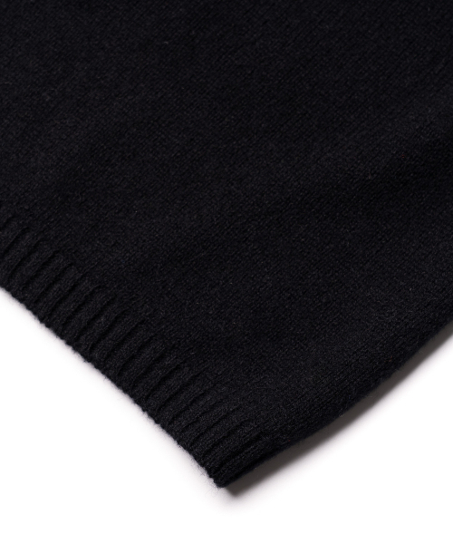 EDINBURGH CLUB（エディンバラクラブ）の「SHETLAND WOOL FISH KNIT [BLACK]（ニット/セーター・メンズ・ブラック・MEDIUM/LARGE/X-LARGE）」の6枚目の写真