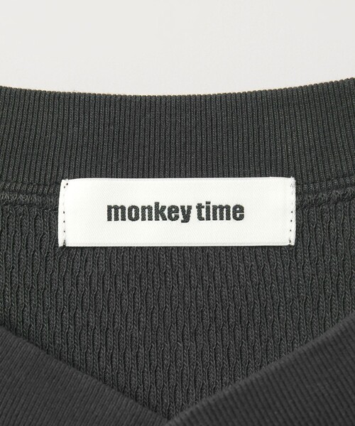 MONKEY TIME(モンキータイム)の「リバース シーム サーマル ヘンリー(Tシャツ/カットソー・メンズ・ナチュラル/ブラック・S/M/L/XL)」の15枚目の写真
