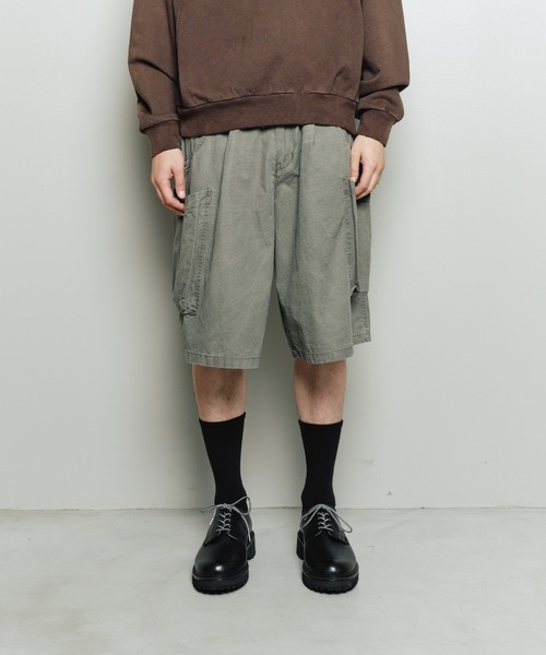 COTTON BERMUDA CARGO SHORT
