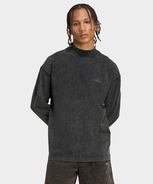 adidas(アディダス)の「adidas EQT グラフィック長袖Tシャツ / ロンT / アディダスオリジナルス adidas Originals(Tシャツ/カットソー・メンズ・ブラック・X-SMALL/X-LARGE/XX-LARGE/MEDIUM/LARGE/SMALL)」の2枚目の写真
