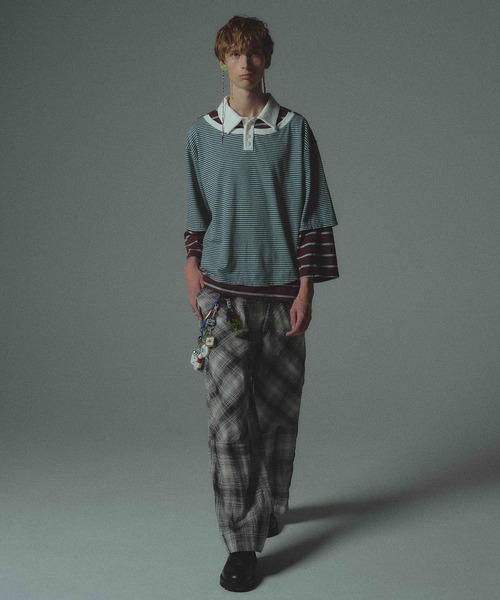 amok(アモク)の「CRASH CHECK PANTS(その他パンツ・メンズ・ブラック/レッド・M/L/S)」の15枚目の写真