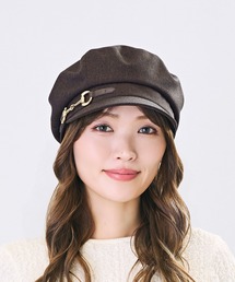 CA4LA】タグ付きブラウンキャスケット【現在発売中の物】 タグ付