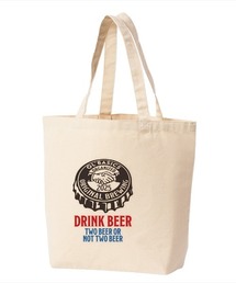 Ol' Basics(オール・ベーシックス) トートバッグ キャンバス ボトルキャップイラスト ロゴ プリント 鞄 BAG アメカジ メンズ レディース ユニセックス SMサイズ