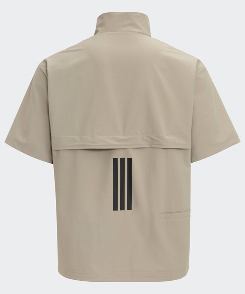 カラーブロック ハーフジップ 半袖ジャケット【adidas Golf/アディダス