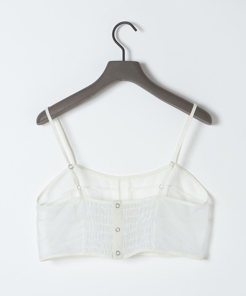 eL(エル)の「【eL】Tulle Bra Top/1066394(キャミソール・レディース・ホワイト/ブラック系その他・FREE)」の16枚目の写真