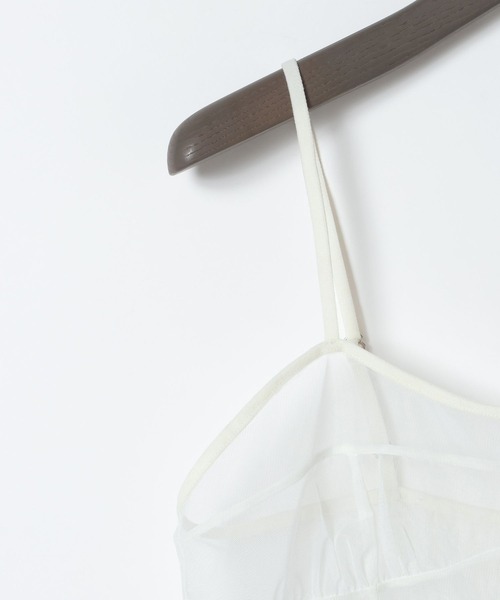 eL(エル)の「【eL】Tulle Bra Top/1066394(キャミソール・レディース・ホワイト/ブラック系その他・FREE)」の18枚目の写真
