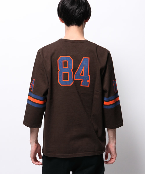 HYSTERIC GLAMOUR(ヒステリックグラマー)の「HYS DEVIL pt 七分袖T-SH(Tシャツ/カットソー・メンズ・ホワイト/ネイビー/ブラウン・SMALL/MEDIUM/LARGE)」の17枚目の写真