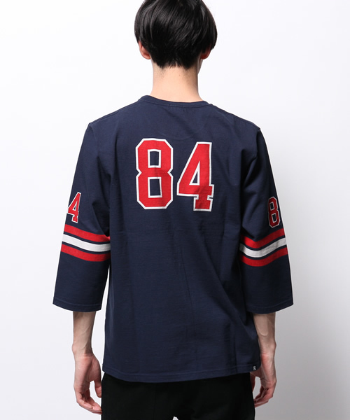 HYSTERIC GLAMOUR(ヒステリックグラマー)の「HYS DEVIL pt 七分袖T-SH(Tシャツ/カットソー・メンズ・ホワイト/ネイビー/ブラウン・SMALL/MEDIUM/LARGE)」の18枚目の写真