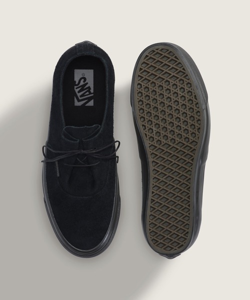 VANS（バンズ）の「VANS PREMIUM オーセンティック イーズ ヘアリースエード / LX Authentic Ease HAIRY SUEDE VN000EHFGBA1（スニーカー・メンズ・ブラック・13/12/11.5/11/10.5/10/9.5/9/8.5/8/7.5/7/6.5/6/5.5/5/4.5/4）」の3枚目の写真