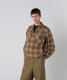 PENDLETON（ペンドルトン）の「尾州産ウールナイロン ジップアップジャケット（ブルゾン）」