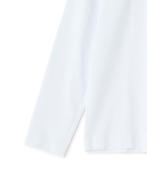 MEN'S BIGI（メンズビギ）の「アクティブテーラー シルケットスムース VネックロングTシャツ［シルケット加工/抗菌防臭/帯電防止］（Tシャツ/カットソー・メンズ・ホワイト/ブラック/グレー・01/02/03/04/05）」の19枚目の写真