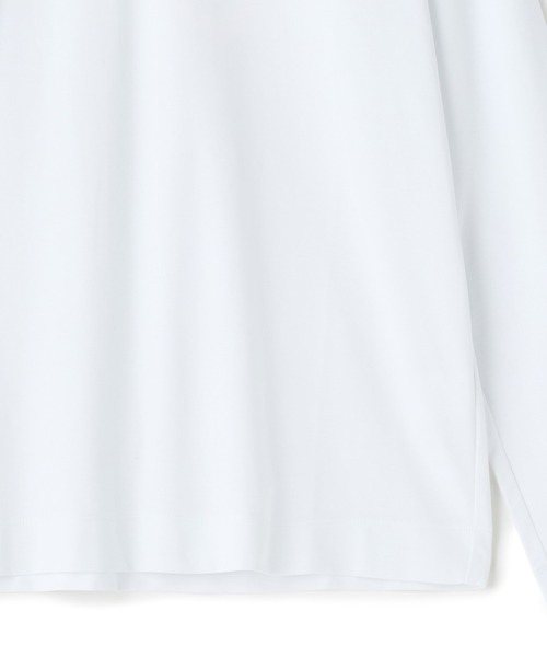 MEN'S BIGI（メンズビギ）の「アクティブテーラー シルケットスムース VネックロングTシャツ［シルケット加工/抗菌防臭/帯電防止］（Tシャツ/カットソー・メンズ・ホワイト/ブラック/グレー・01/02/03/04/05）」の20枚目の写真