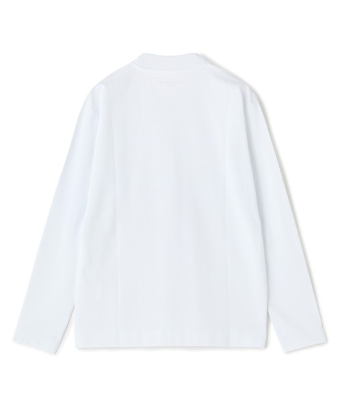 MEN'S BIGI（メンズビギ）の「アクティブテーラー シルケットスムース VネックロングTシャツ［シルケット加工/抗菌防臭/帯電防止］（Tシャツ/カットソー・メンズ・ホワイト/ブラック/グレー・01/02/03/04/05）」の21枚目の写真