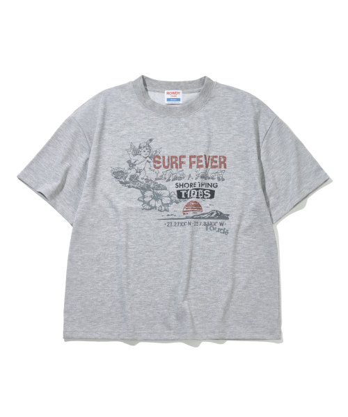 ROWDY（ラウディ）の「サーフフィーバー リラックスド クロップTシャツ_メランジ（Tシャツ/カットソー・メンズ・その他・MEDIUM/LARGE/X-LARGE）」の6枚目の写真