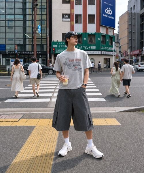 ROWDY（ラウディ）の「サーフフィーバー リラックスド クロップTシャツ_メランジ（Tシャツ/カットソー・メンズ・その他・MEDIUM/LARGE/X-LARGE）」の10枚目の写真