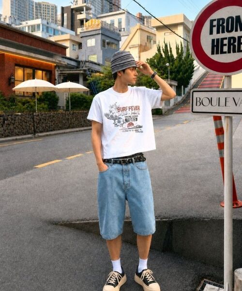 ROWDY（ラウディ）の「サーフフィーバー リラックスド クロップTシャツ_メランジ（Tシャツ/カットソー・メンズ・その他・MEDIUM/LARGE/X-LARGE）」の11枚目の写真