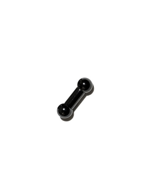 MORPH(モルフ)の「MORPH モルフ バーベル ボディーピアス 6ゲージ 8mm~16mm(ピアス(片耳用)・レディース・ブラック・8/10/12/14/16)」の3枚目の写真