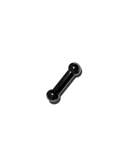 MORPH(モルフ)の「MORPH モルフ バーベル ボディーピアス 6ゲージ 8mm~16mm(ピアス(片耳用)・レディース・ブラック・8/10/12/14/16)」の4枚目の写真