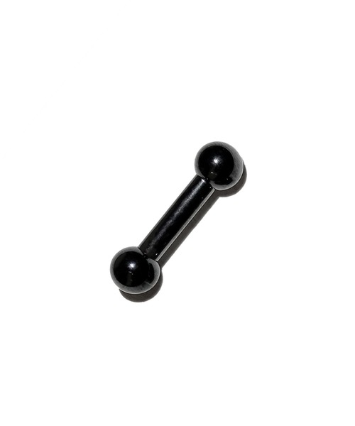 MORPH(モルフ)の「MORPH モルフ バーベル ボディーピアス 6ゲージ 8mm~16mm(ピアス(片耳用)・レディース・ブラック・8/10/12/14/16)」の5枚目の写真