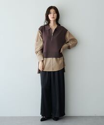 Editt by YECCA VECCA | ビンテージサテンワイドパンツ(その他パンツ)