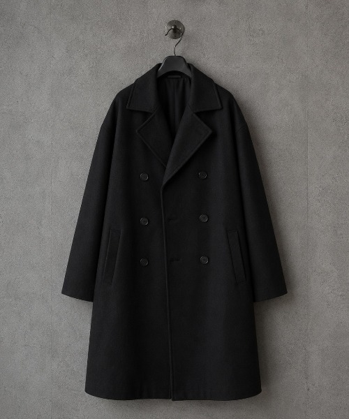 SHIBUYA Zy.(シブヤジー)の「Winter Oath ダブルチェスターコート(チェスターコート・メンズ・グレー/ブラック・M/XL/L)」の3枚目の写真