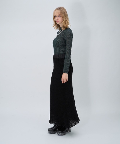 HARE（ハレ）の「ガラソールチャンキーブーツ(HARE)（ブーツ・レディース・ブラック/レッド/グレー・MEDIUM/LARGE/SMALL/X-LARGE）」の6枚目の写真