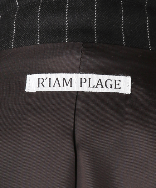 plage(プラージュ)の「R’IAM ストライプ ジャケット(テーラードジャケット・レディース・チャコールグレー/ブラック・38/36)」の21枚目の写真