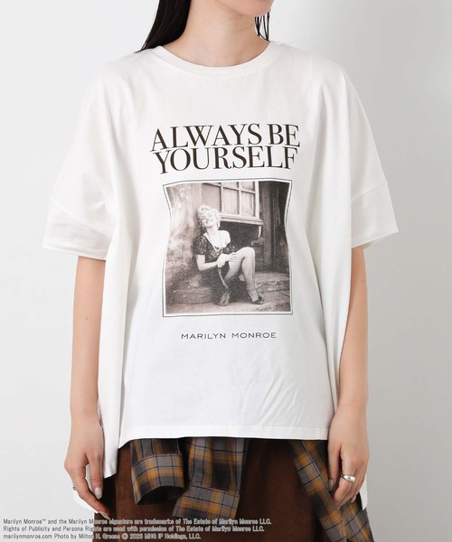 GOOD ROCK SPEED（グッドロックスピード）の「ＭモンローフォトＷカットソー（Tシャツ/カットソー・レディース・ホワイト・FREE）」の6枚目の写真