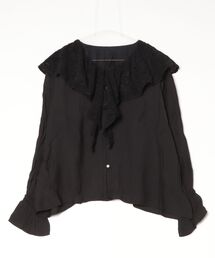 ROSE BUD | RUFFLE DETAIL LACE BLOUSE(シャツ/ブラウス)