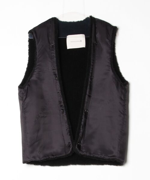 Mackintosh(マッキントッシュ)の「ROSS w/D LEATHER-COL&FUR LINER(ステンカラーコート・レディース・ブラック・6)」の4枚目の写真