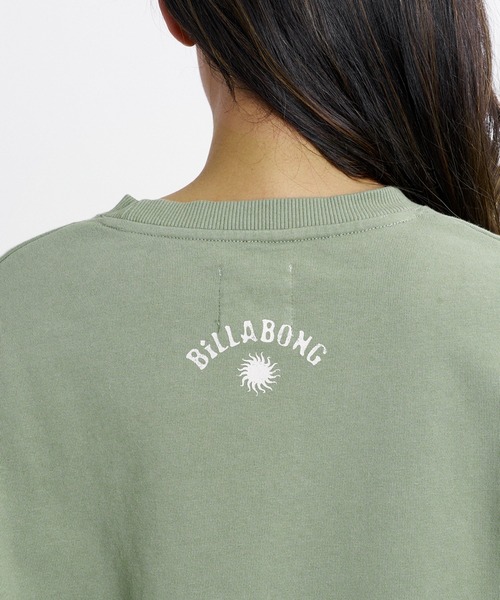 BILLABONG（ビラボン）の「BILLABONG ウィメンズ SURF CAMP HERITAGE CREW トレーナー 【2026年秋冬モデル】/ビラボンショート丈スウェット(セットアップ可能)（スウェット・レディース・ブルー系その他/エメラルド/イエロー系その他・LARGE/MEDIUM）」の14枚目の写真