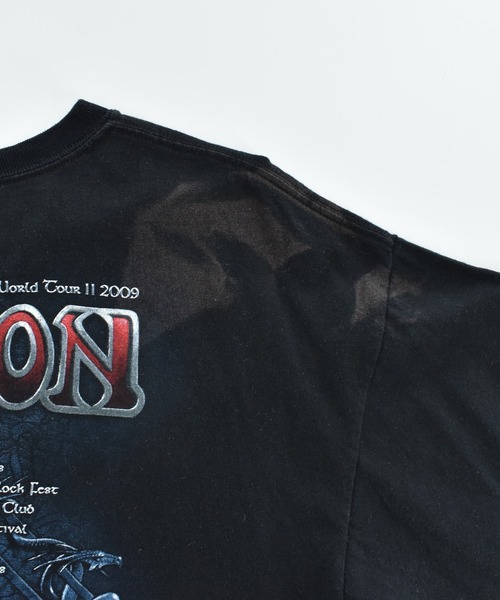 ANVIL(アンヴィル)の「【USED】SAXON “TOUR 2009” バンドTシャツ(Tシャツ/カットソー・メンズ・ブラック・X-LARGE)」の7枚目の写真