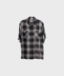 DAN RIVER（ダンリバー ）の「DAN RIVER / 70s printed rayon check ss shirt / dr26s00500（シャツ/ブラウス）」