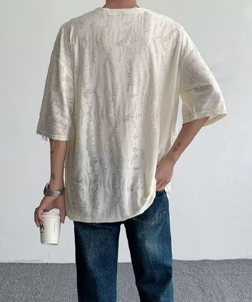 REBALANCE（リバランス）の「メンズ ダメージTシャツ（Tシャツ/カットソー・メンズ・A/B/C/D・X-LARGE/MEDIUM/LARGE）」の15枚目の写真