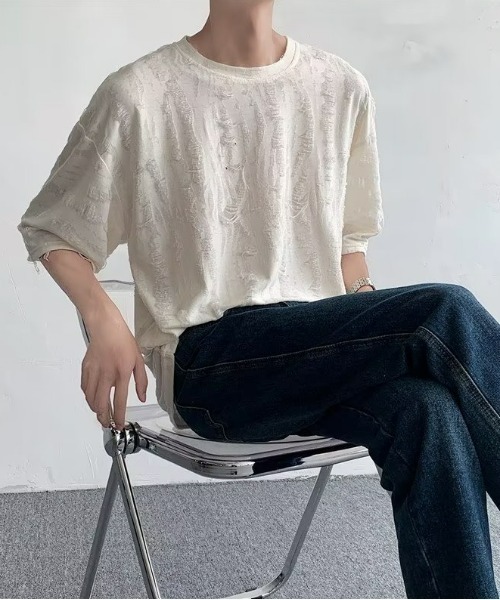 REBALANCE（リバランス）の「メンズ ダメージTシャツ（Tシャツ/カットソー・メンズ・A/B/C/D・X-LARGE/MEDIUM/LARGE）」の17枚目の写真